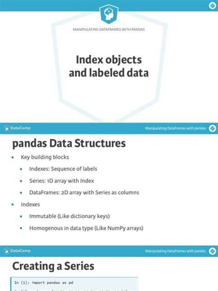30 pandas Commands for Manipulating DataFrames
