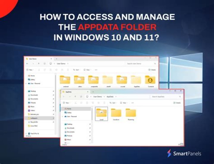 Accessing the AppData folder