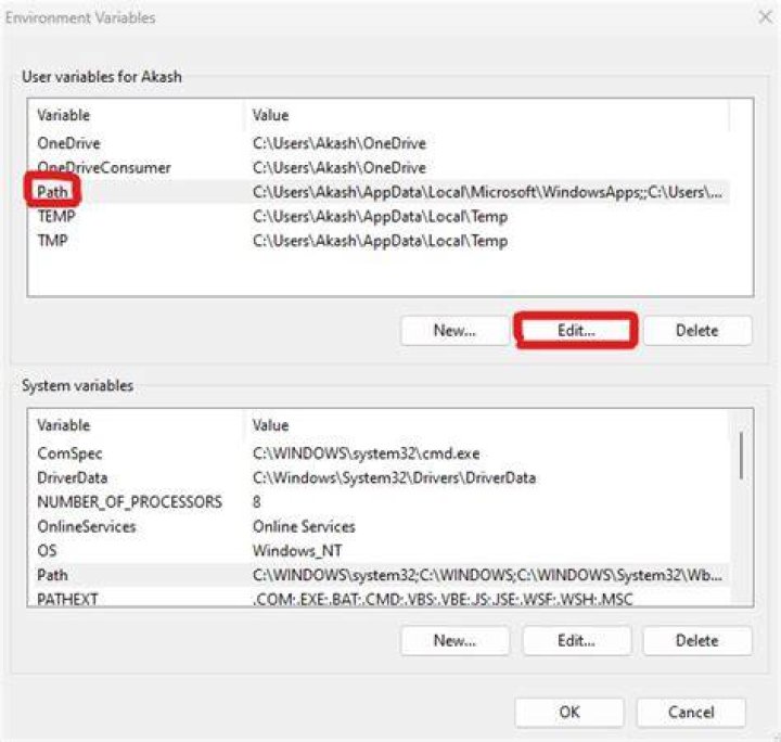 add file path environment variable