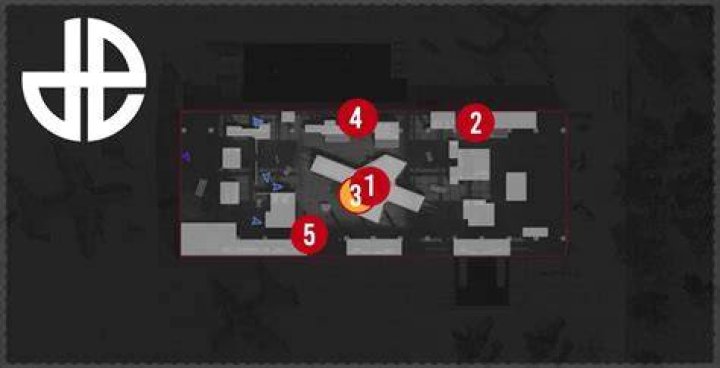 All Hardpoint locations on Checkmate in Black Ops Cold War