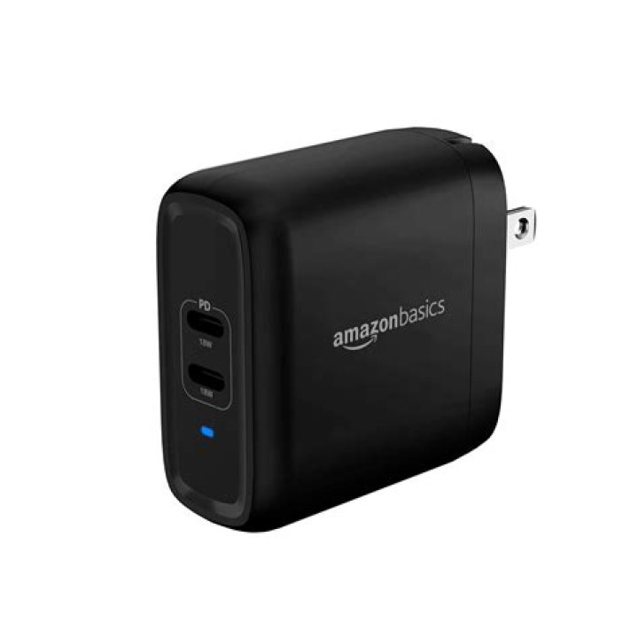 Amazon Basics 36W Two-Port USB-C Wall Charger