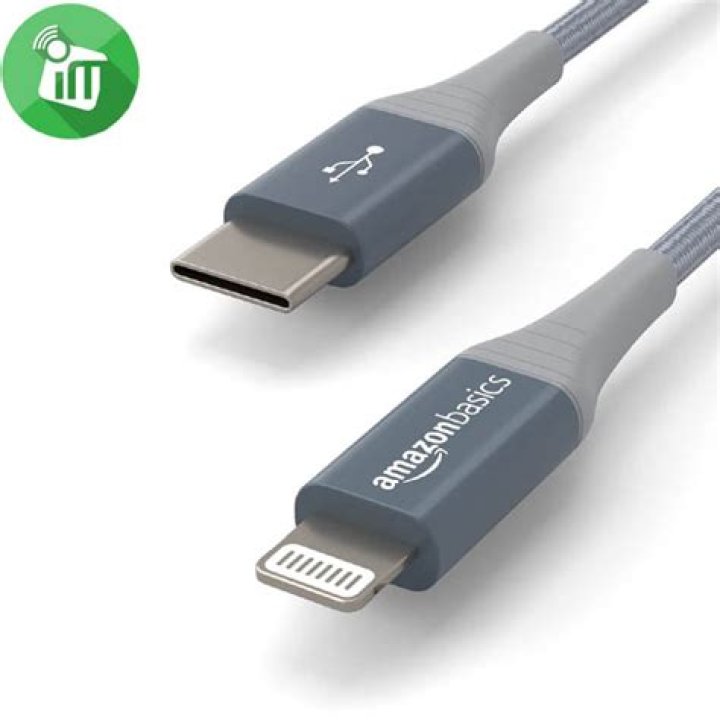 Amazon Basics Nylon USB-A to Lightning Cable