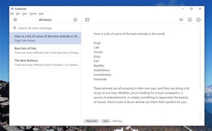 An Easy Note Taking Application [Windows]