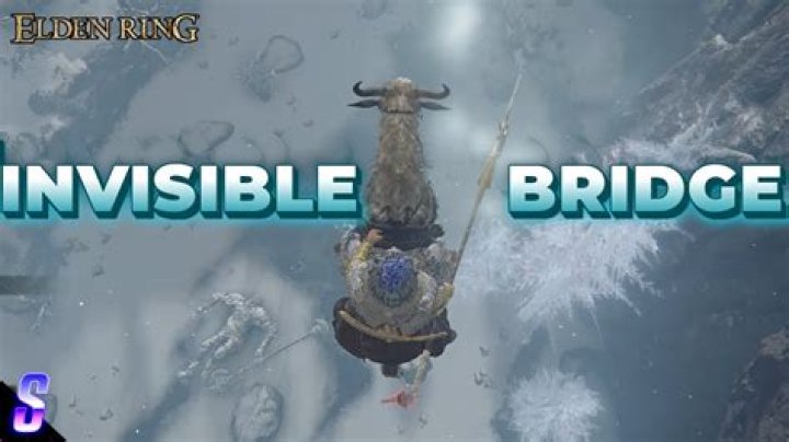 An invisible bridge in Elden Ring