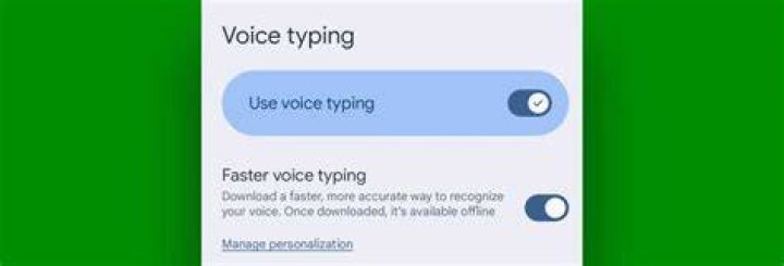Android Voice Typing