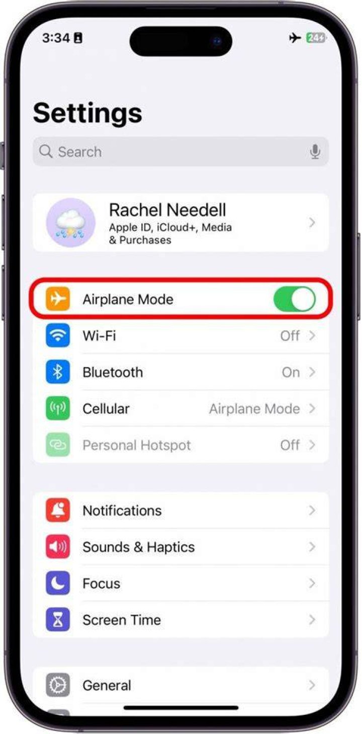 Apple iPhone Airplane Mode