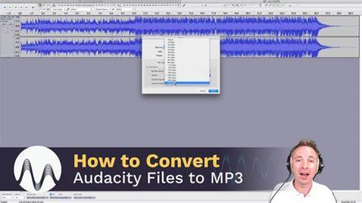 Audacity with MP3 file imported