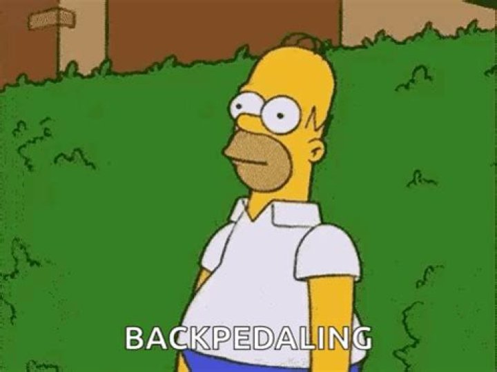 	BACK PEDDLING	