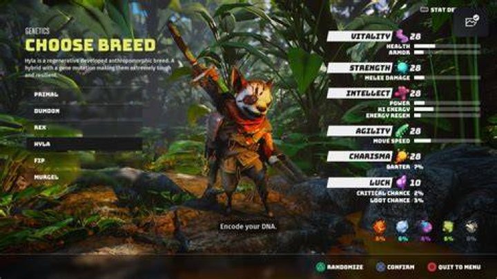 Biomutant: Character Creation Explained