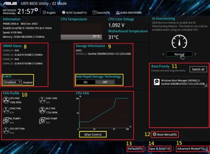 BIOS Mode settings