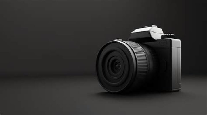 Black and grey camera