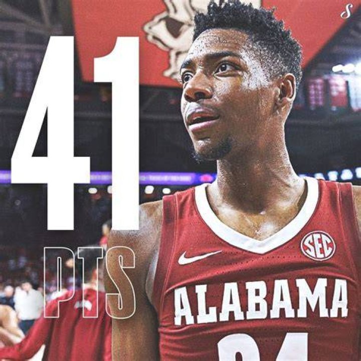 Brandon Miller dropped 41 points against South Carolina. Via Instagram