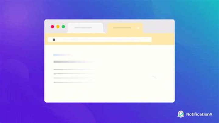 Browser tab received notification PC