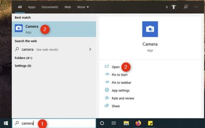 Camera app in Windows 10