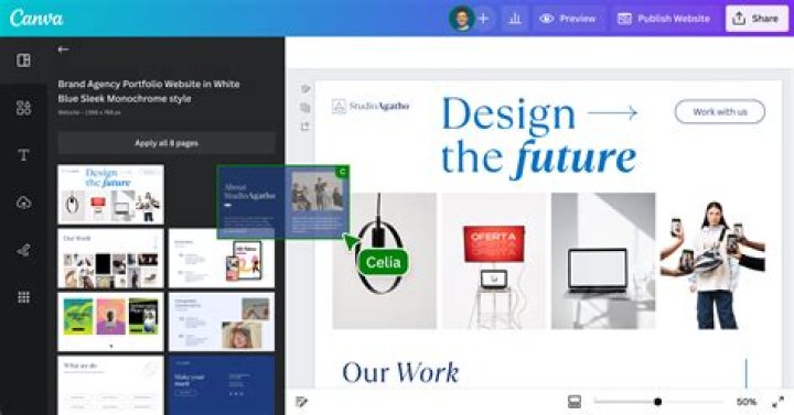 Canva website
