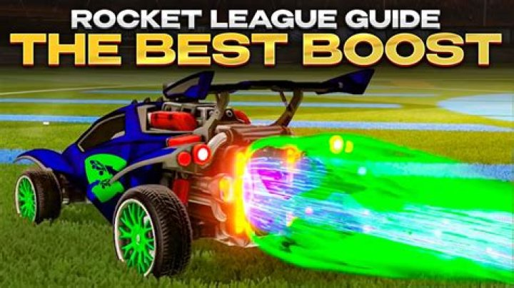 car boosting in rocket league