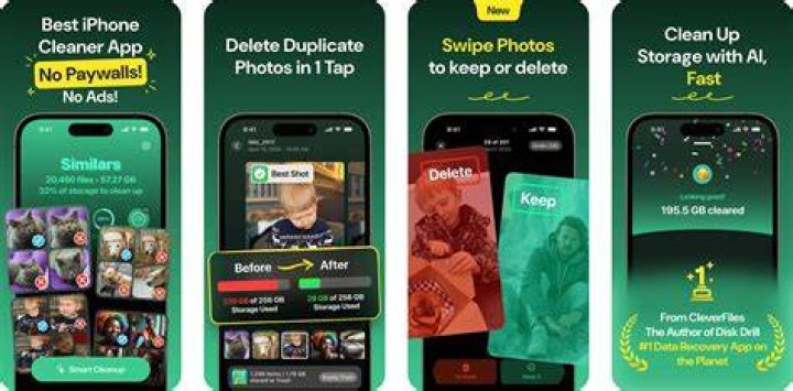 cleaner app main page