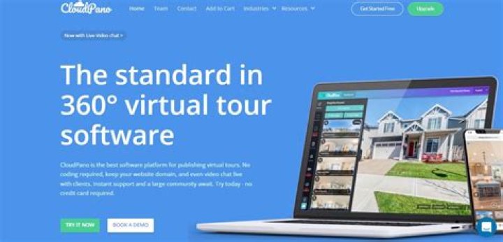 CloudPano website page
