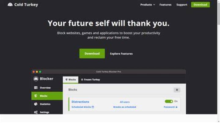 Cold Turkey, a productivity app for Mac