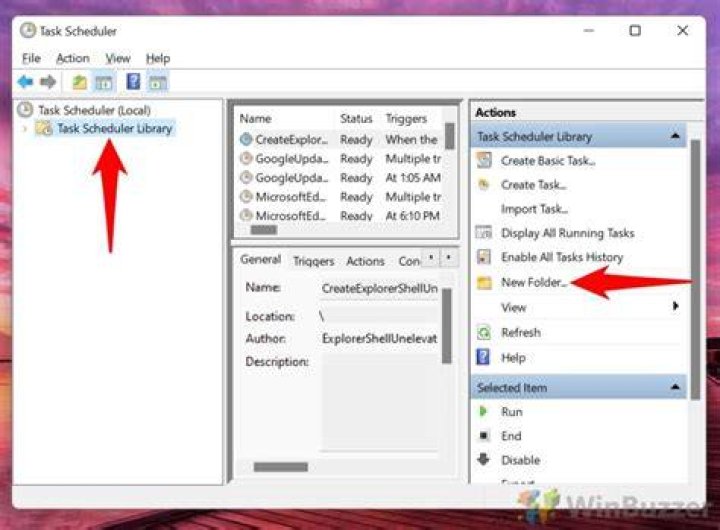 create new task in task manager