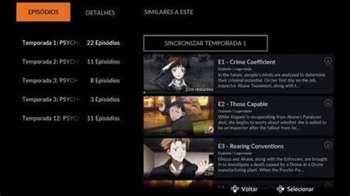 Crunchyroll offline viewing sync option under app
