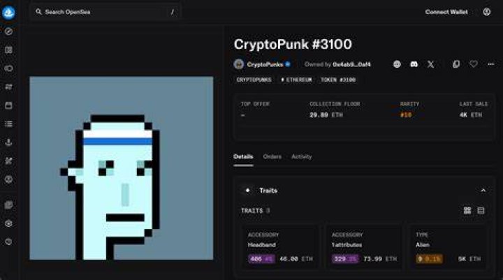 cryptopunk 3100 NFT