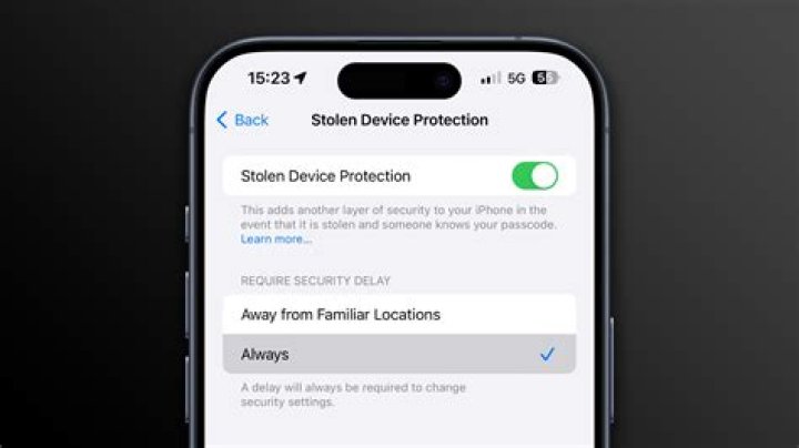 Delay time for Privacy Screen on iPhone