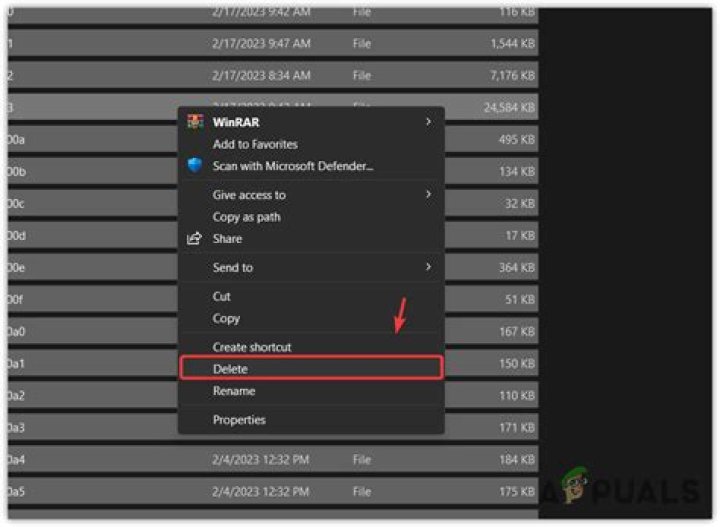 Deleting Discord cache files