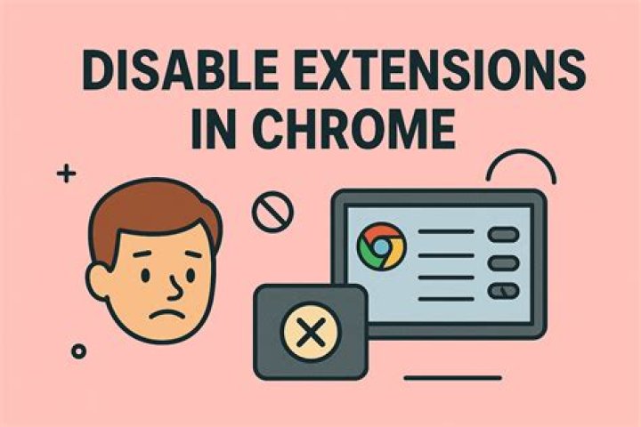 Disable the extensions in Chrome