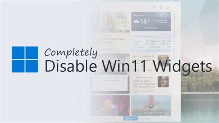 Disabled widgets from the local group policy editor.