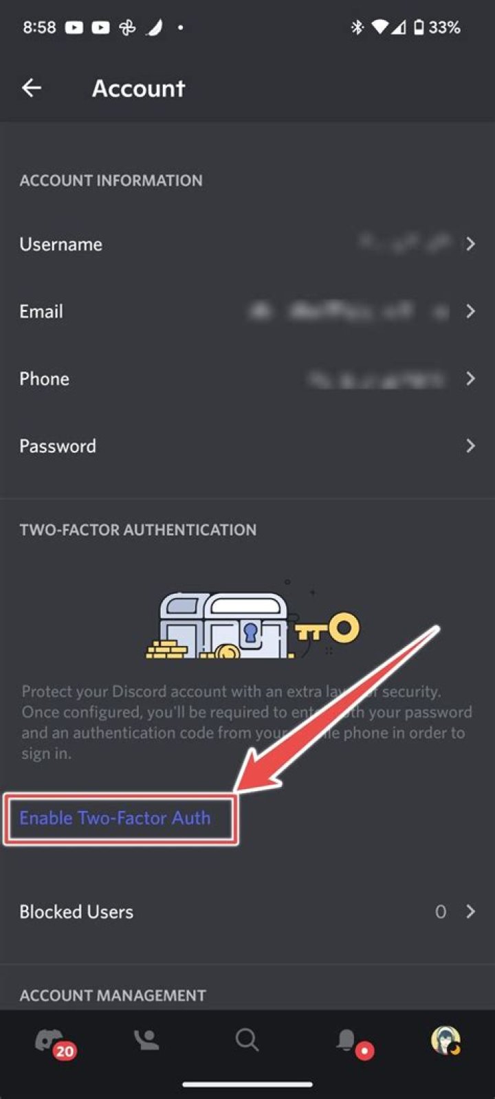 discord 2fa