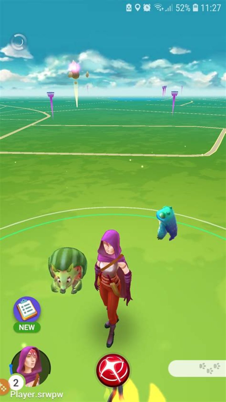Draconius GO augmented reality mobile game world map