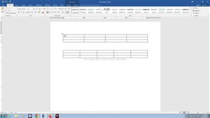 Draw Table Insert rows columns cells