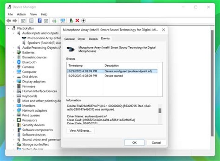 Driver properties