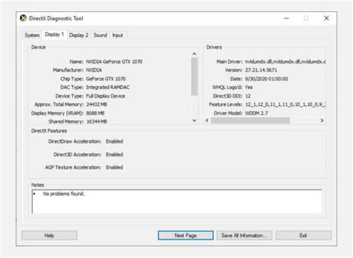 dxdiag nvidia gpu type