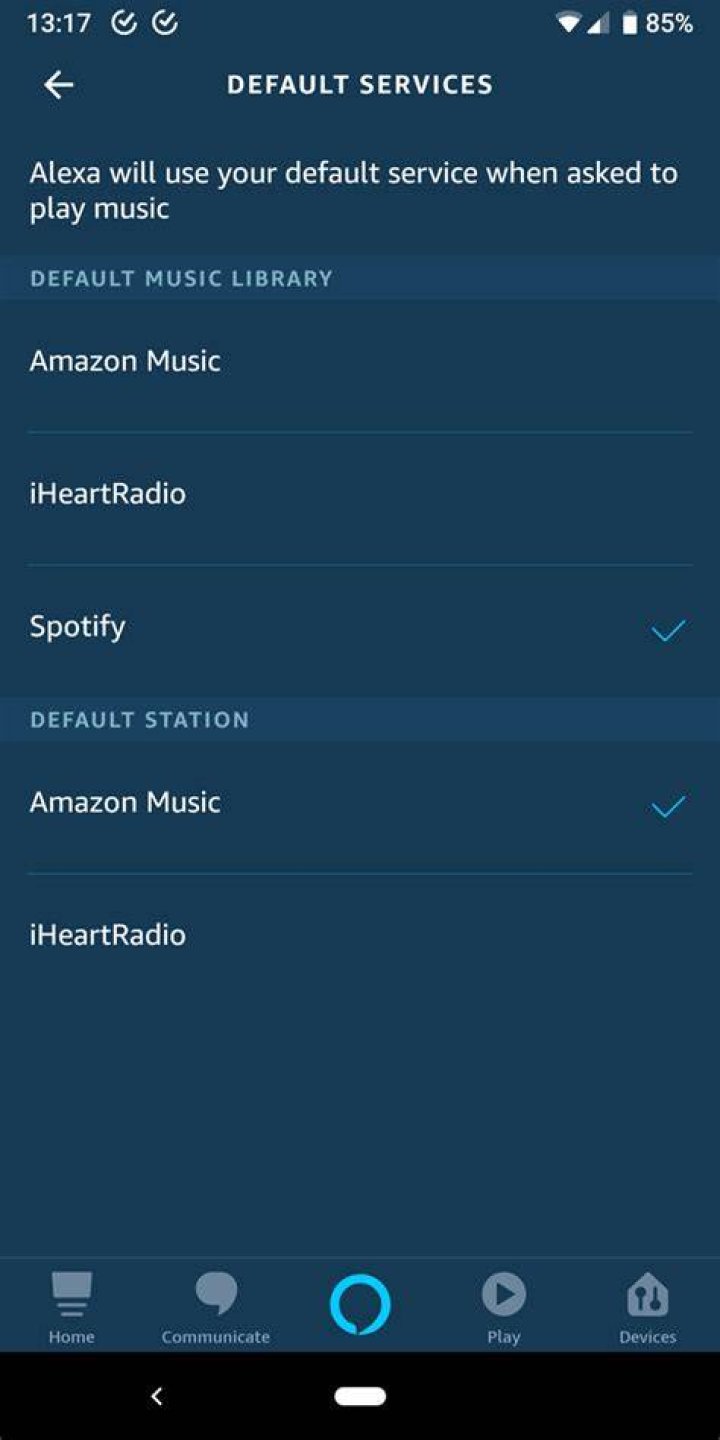 Echo Music Default Services