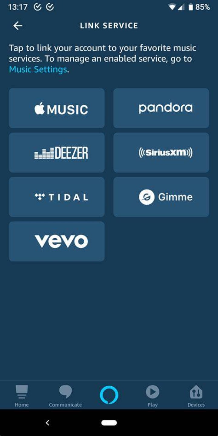 Echo Music Link Services
