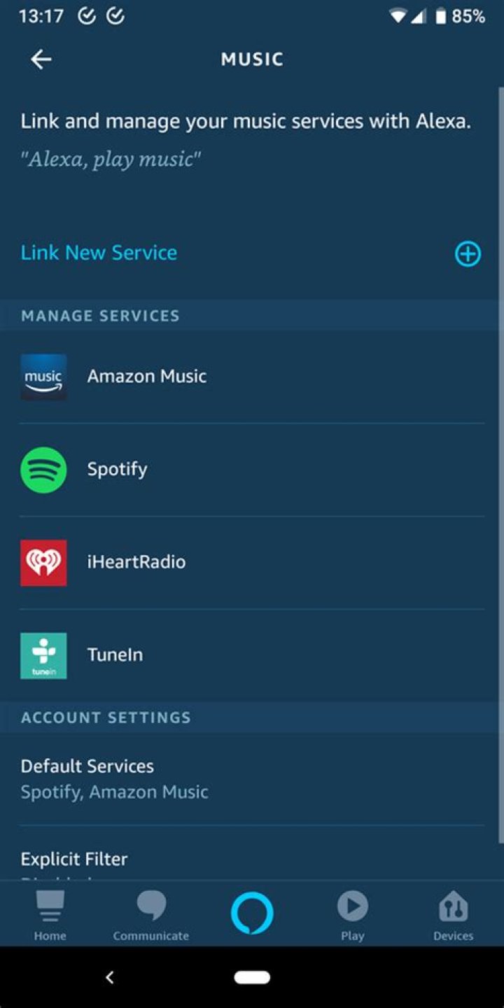 Echo Music Services List