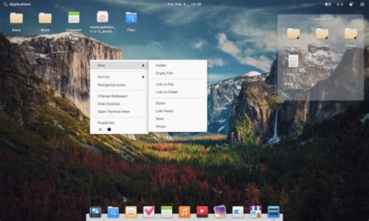 Elementary OS Desktop
