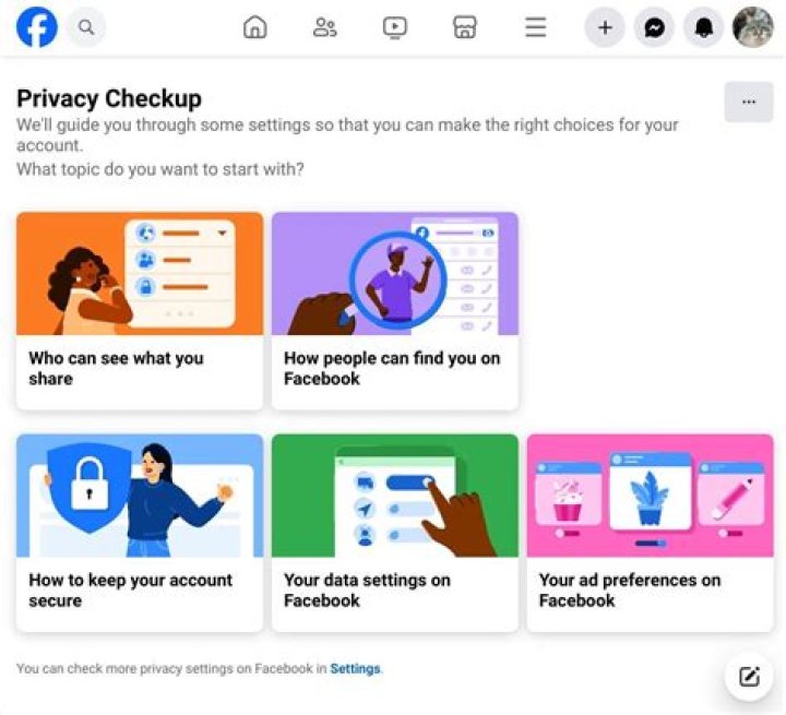 facebook privacy checkup