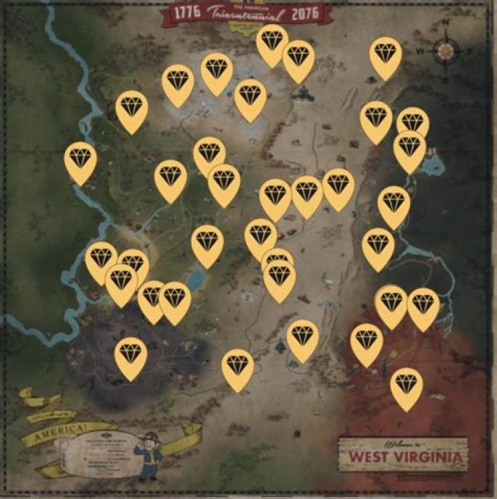 Fallout 76: All Treasure Map Locations