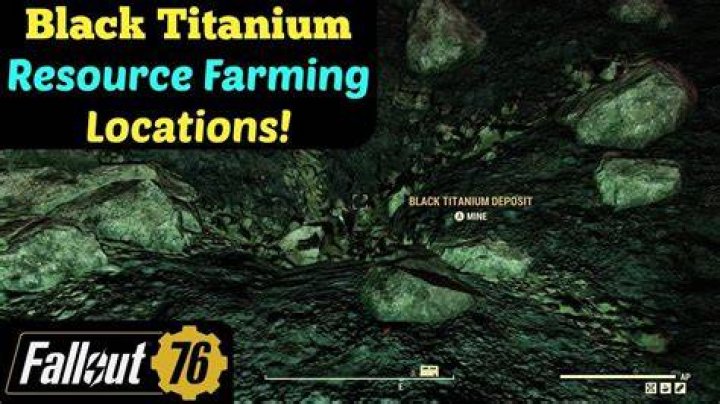 Fallout 76: How to Get Black Titanium