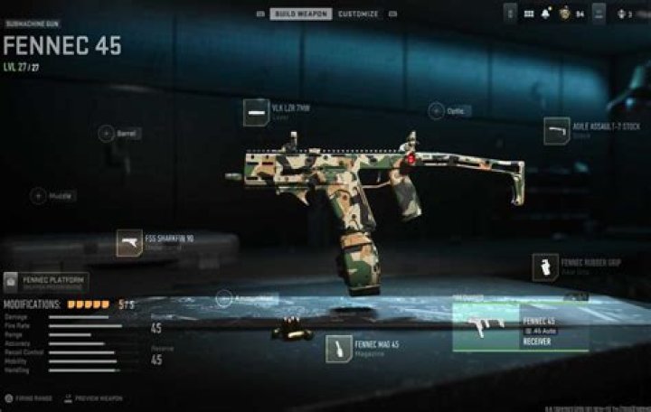 Fennec 45 in CoD Warzone