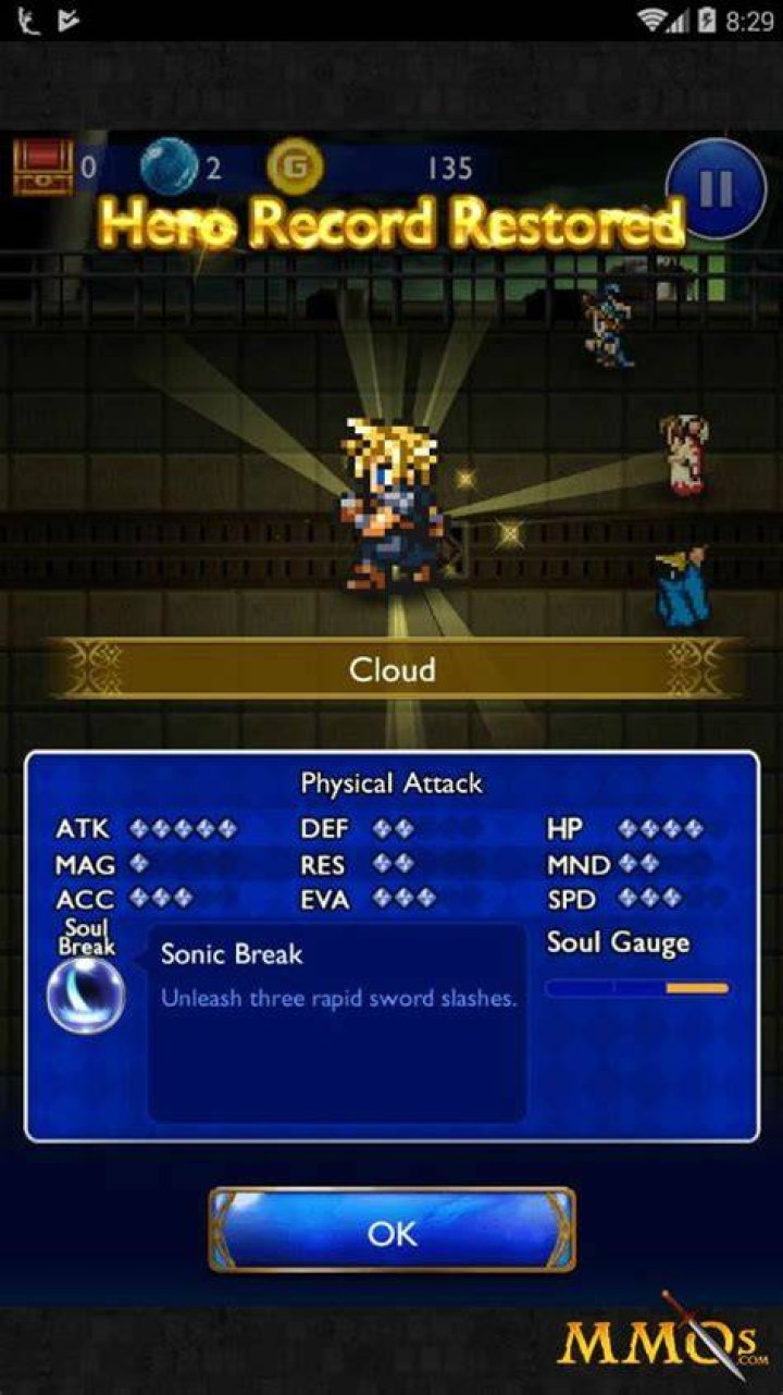Final Fantasy Record Keeper, Cloud