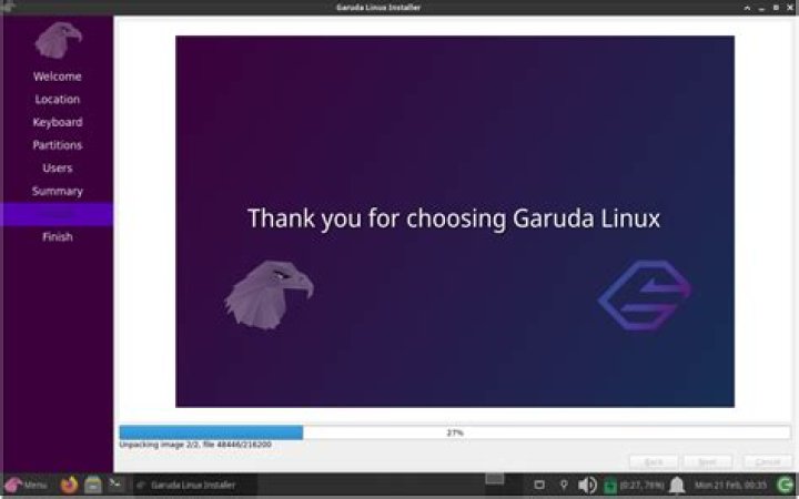 Final Installation Garuda Linux