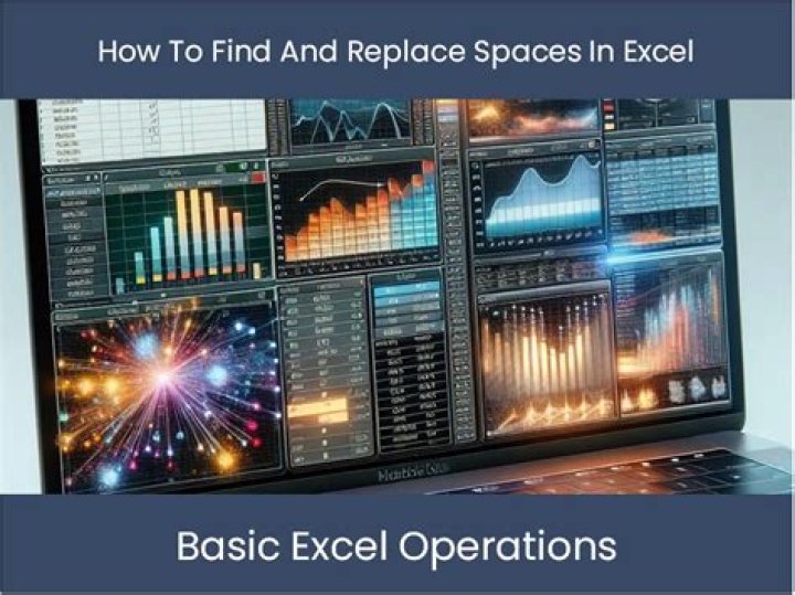 find and replace spaces in excel