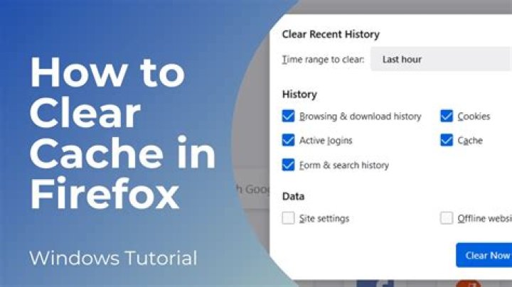 Firefox clear cache when closed