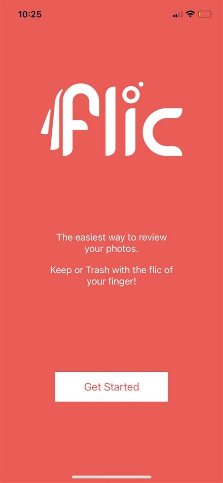 Flic launch screen