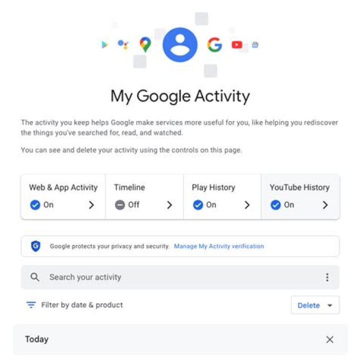 Google Activity Home