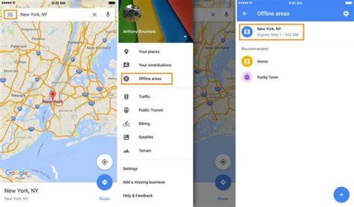 google maps offline
